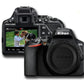 Nikon D3500 Dslr Camera Black Bluetooth Vr Digital Full Hd Body Slr 1590 B