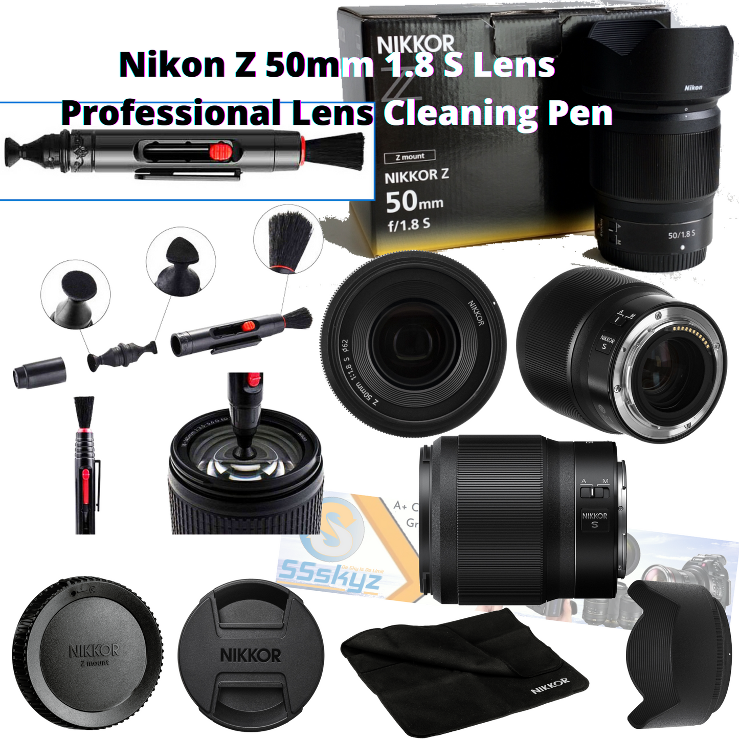 Lens For Nikon Z50 50mm 1.8 S Nikkor Z f/1.8 Series Auto Manual Focus Lens 20083
