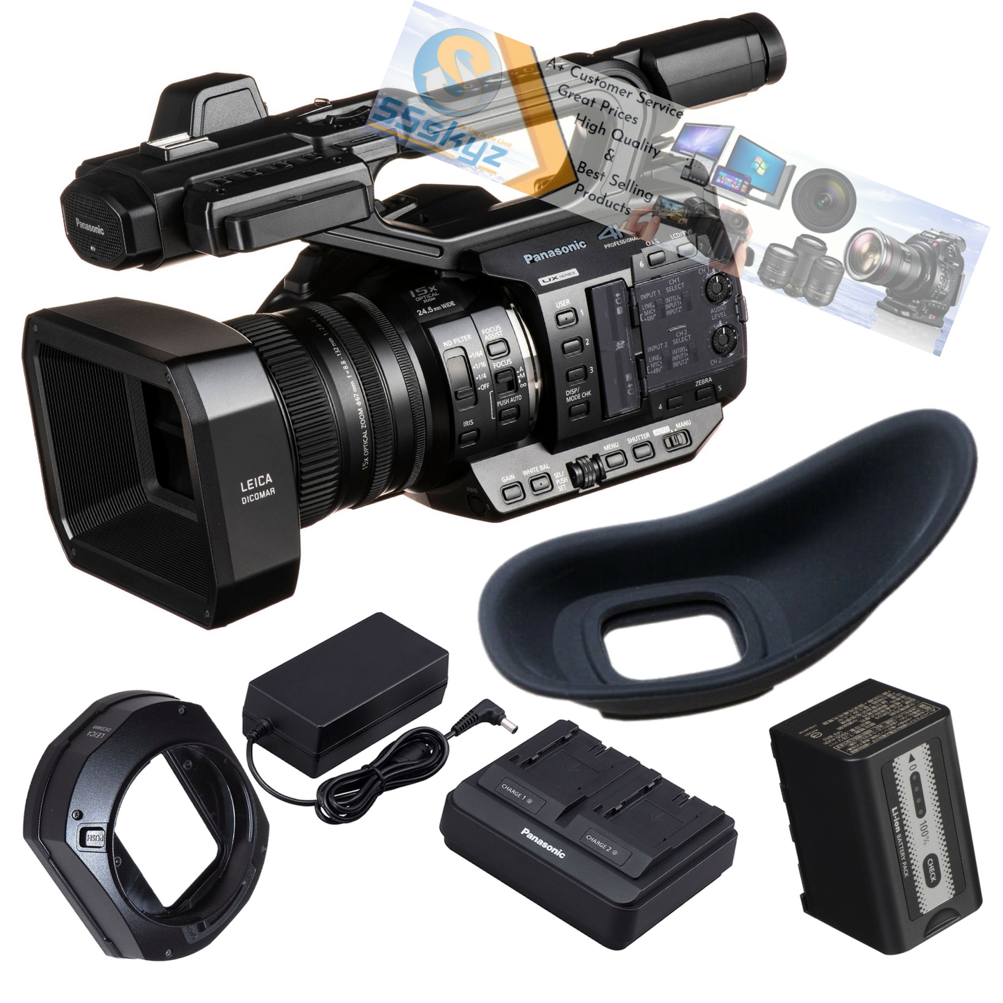 Panasonic AG-UX90 UHD 4K Professional Camcorder