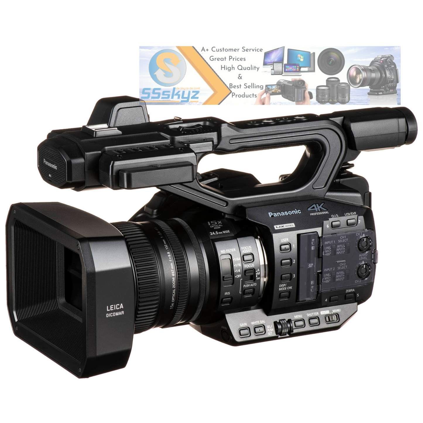 Panasonic AG-UX90 UHD 4K Professional Camcorder