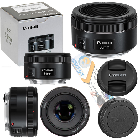 Canon 50mm 1.8 Stm Ef F1.8 Lens Standard Auto Focus f/1.8 Camera Lens