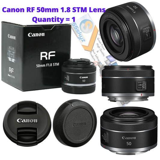 Canon 50mm 1.8 Stm Rf F1.8 Lens Standard Auto Focus F/1.8 Camera Lens New Model