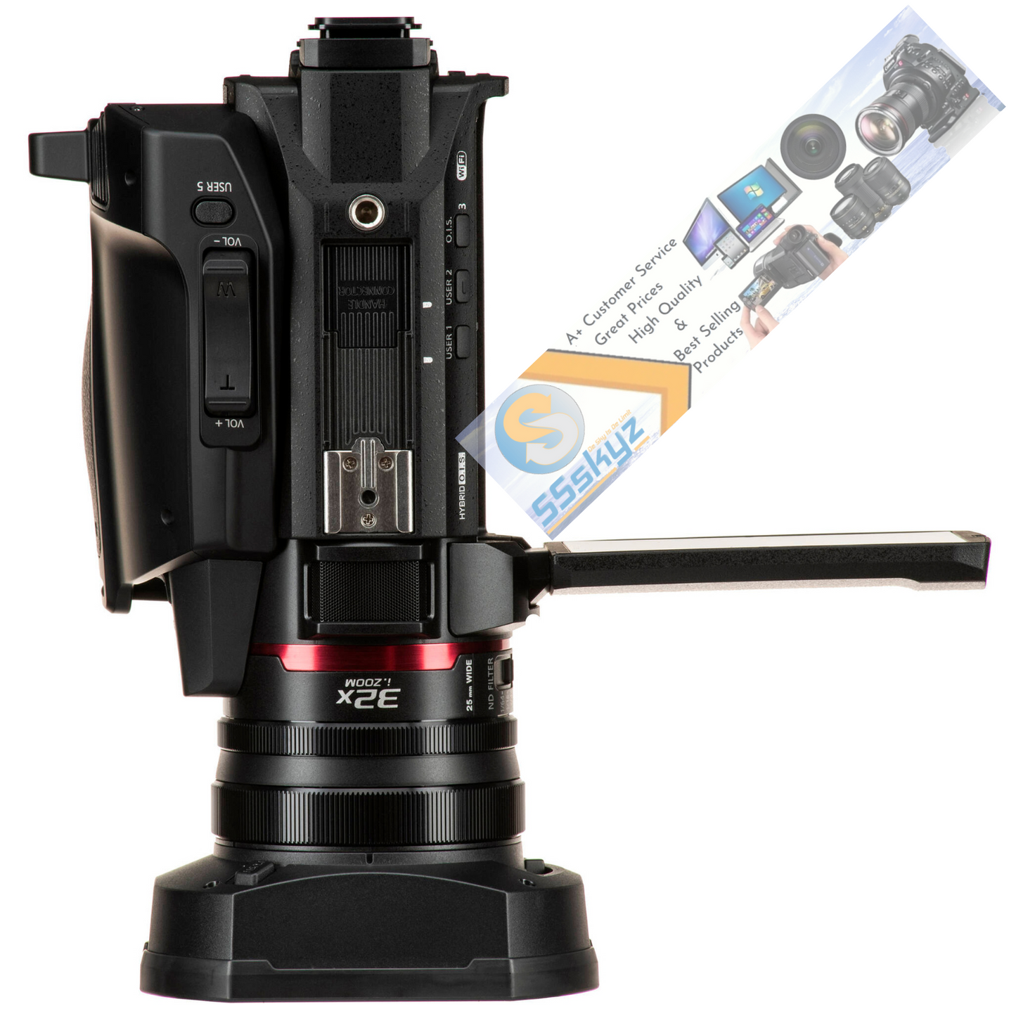 Panasonic HC-X1500 UHD 4K HDMI Pro Camcorder with 24x Zoom