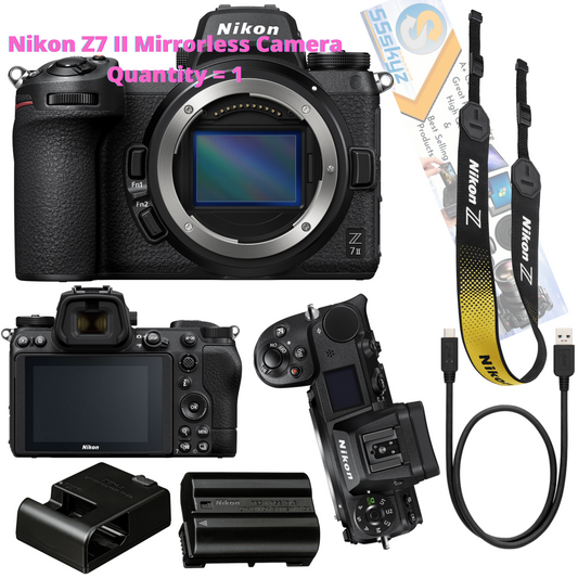 Nikon Camera Mirrorless Z7 II Mp 45.7 Digital Z 7Ii 6 Uhd 4K Bluetooth Wifi 1653